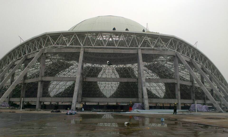 松滋温泉馆网架工程